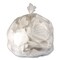 Heritage 33 in. x 40 in. 11 mic 33 Gallon High-Density Waste Can Liners - Natural (500/Carton)